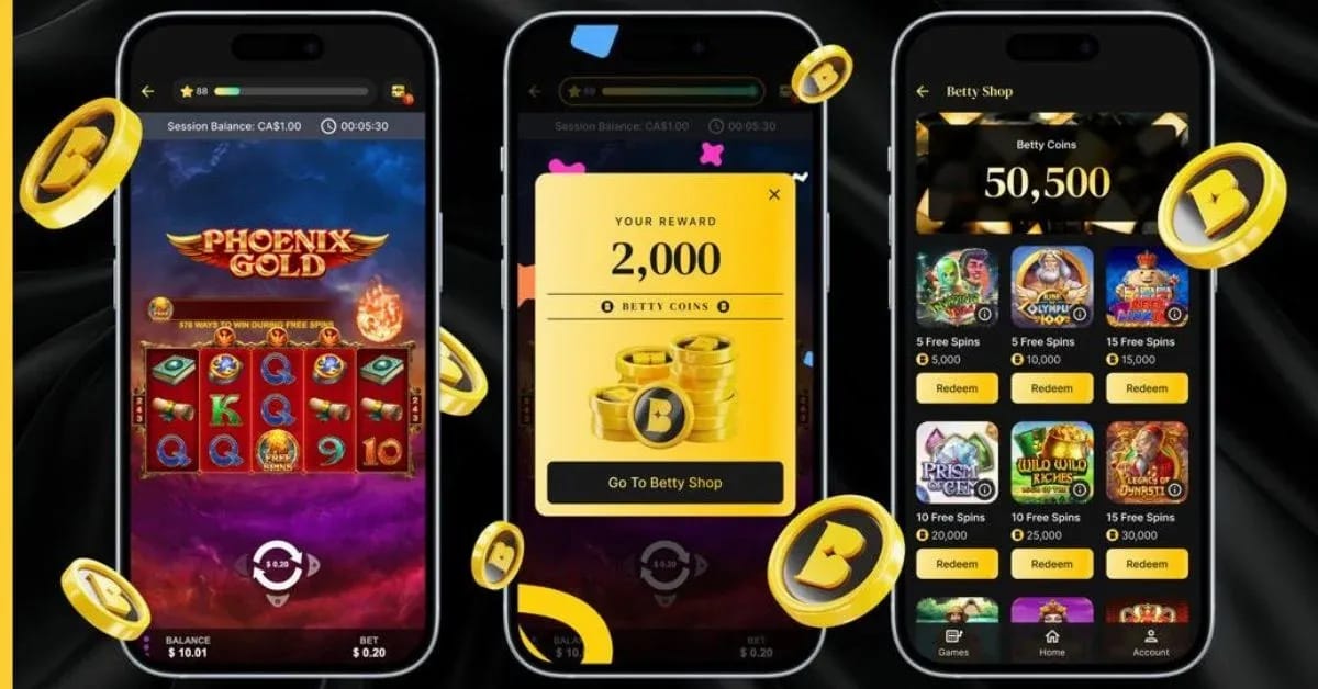 Betty Casino gaming product features