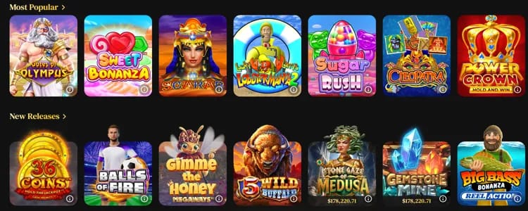 Betty playing popular casino slots