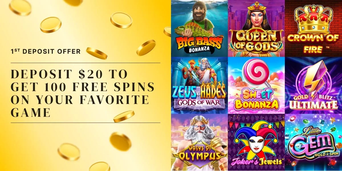 Betty Casino's welcome first deposit bonus